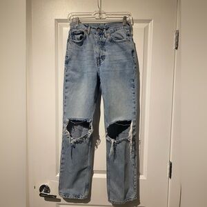TOPSHOP High rise jeans size 2